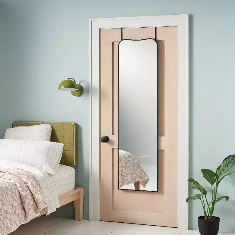 Specchio da porta e da terra in metallo 40x150 cm