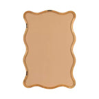 Specchio Rahfy Rettangolare Ondulato in Rattan Naturale 24"X36"