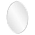 Howard Elliott Oval Decorative Wall Mirror : Modern No Frame, Wall Mount, 36x24 inches
