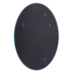 Specchio Decorativo Ovale da Parete, Moderno Senza Cornice, Montaggio a Parete, 36x24 pollici