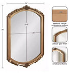 Specchio da parete Berkshire 24"X36" oro