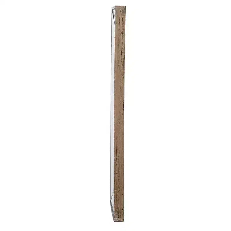 Specchio decorativo anticato con cornice argentata da 24