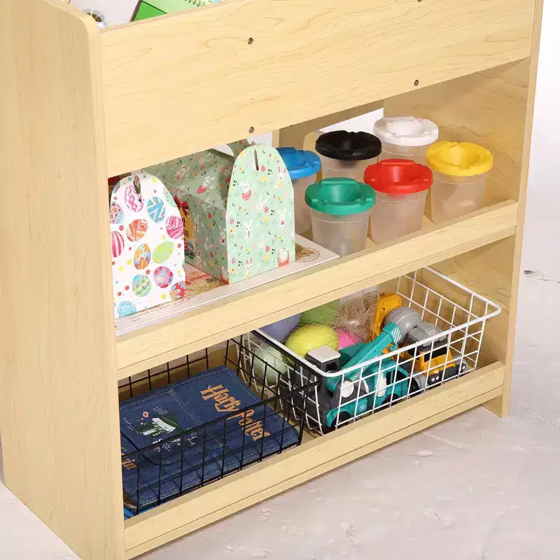 Tavolino da arte per bambini con set di 2 sedie, scrivania artigianale in legno per bambini con ripiani portaoggetti, tavoli artigianali per bambini dai 2 ai 10 anni, tavolo da disegno per attività