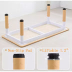 Set di Tavolo e 6 Sedie per Bambini - Scrivania Multifunzione Regolabile in Altezza, Sedie Ergonomiche, Max 136 kg, Adatto per Età 2-10, Casa, Aula