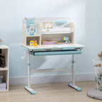 Scrivania studio regolabile per bambini con piano inclinabile, scrivania per compiti e attività artistiche regolabile in altezza per bambini dai 3 ai 12 anni