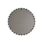 Specchio da Parete Rotondo da 27 con Cornice in Metallo di Ferro, Elegante Specchio Decorativo per Bagno, Camera da Letto o Corridoio