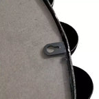 Specchio da Parete Rotondo da 27 con Cornice in Metallo di Ferro, Elegante Specchio Decorativo per Bagno, Camera da Letto o Corridoio