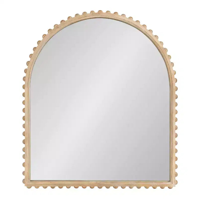 Specchio da parete ad arco Beadbrook, naturale, 28x32