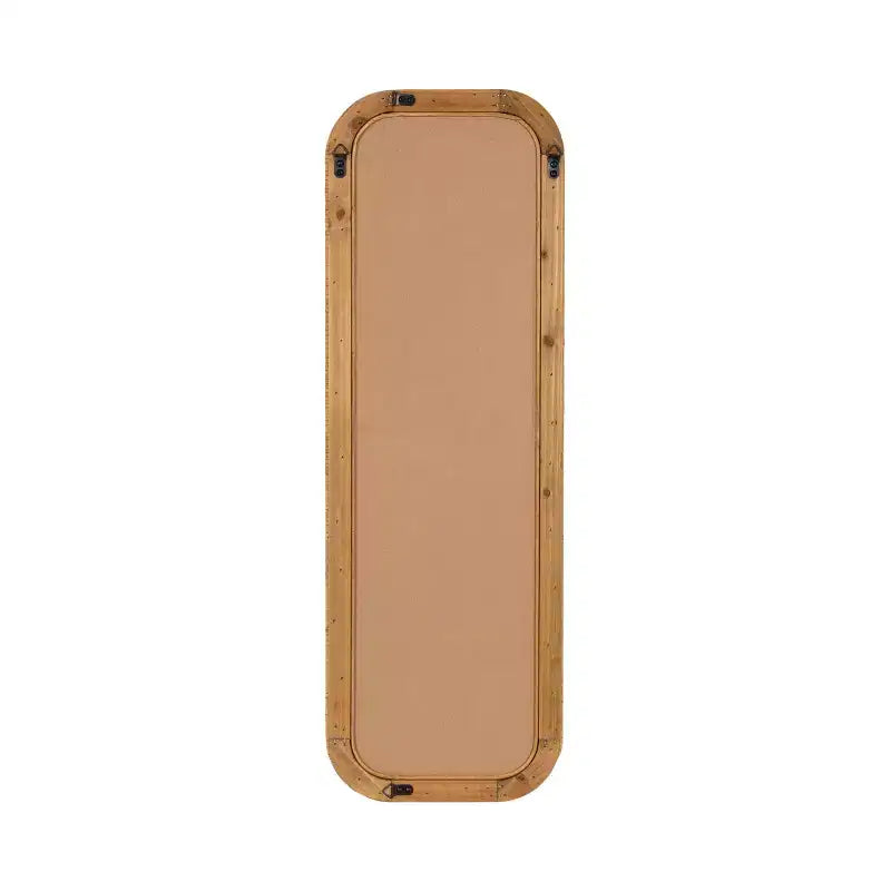 Specchio da parete Rahfy rettangolare con cornice, naturale, 12x36