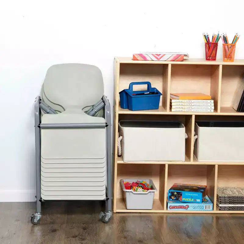 Surf Scrivania portatile con carrello portaoggetti, confezione da 10