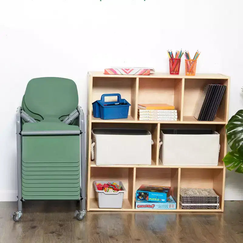 Surf Scrivania portatile con carrello portaoggetti, confezione da 10