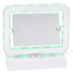 Specchio Trucco Luminoso con Altoparlante Bluetooth USB