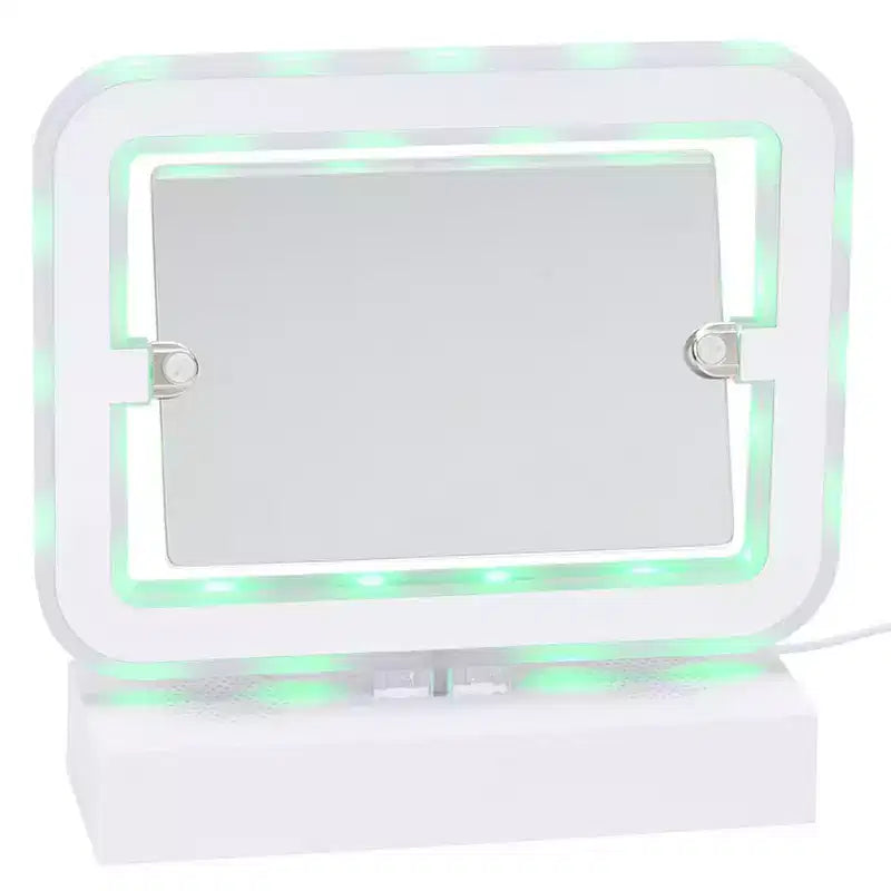 Specchio Trucco Luminoso con Altoparlante Bluetooth USB