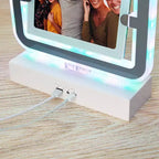 Specchio Trucco Luminoso con Altoparlante Bluetooth USB