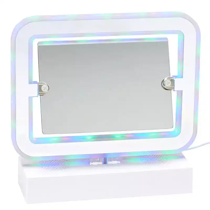 Specchio Trucco Luminoso con Altoparlante Bluetooth USB