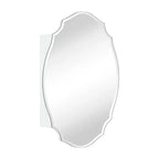 Armadietto a specchio con montaggio a superficie, senza cornice, irregolare ad arco, con bordo smussato, 19 pollici L x 24 pollici H, per uso decorativo/speciale