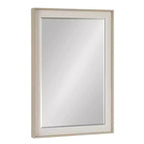 Kobert Rectangle Wall Mirror Natural - Kate & Laurel All Things Decor